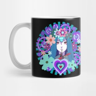 Steampunk Dragonfly Mechanical Ghost Girl No. 1 Mug